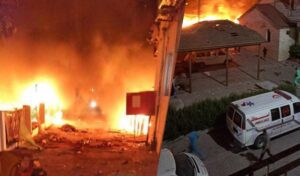 İsrail, Gazze’deki Kudüs Hastanesi’nin yakınını bombaladı