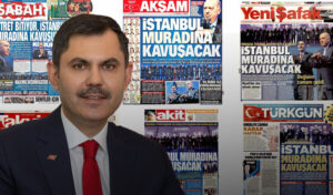 Murat Kurum’un adaylığı için 6 gazete aynı manşeti attı!