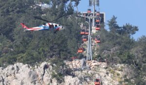 teleferik faciasında mahsur kalan son kişi de kurtarıldı