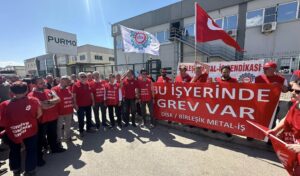 Purmo Group metal fabrikasında işçiler greve başladı