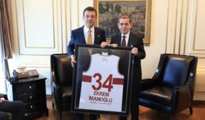 Galatasaray Başkanı Özbek’ten İmamoğlu’na ziyaret