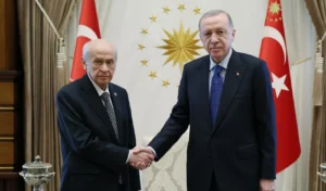 Erdoğan ile Bahçeli’nin görüşmesi sona erdi