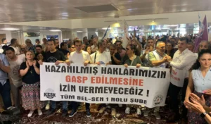 İzmir Büyükşehir memurları iş bıraktı…