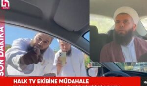 Tarikatçılardan Halk TV ekibine müdahale!