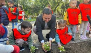 Lüleburgaz Belediyesinde Gençlik Parkı’na minik eller dokundu