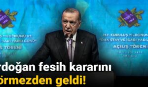 Erdoğan fesih ve silah bırakma kararını görmezden geldi