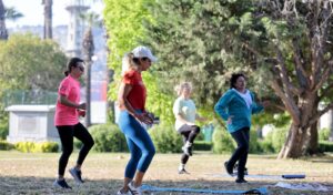 Konak’ta açık havada spor keyfi başladı